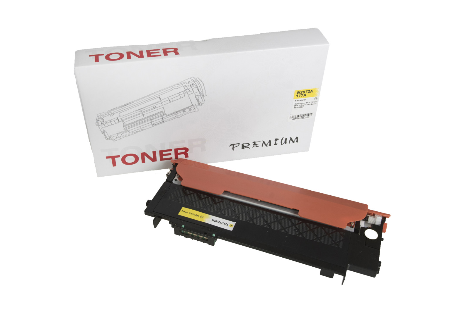 Kompatibilni toner W2072A, 117A, 700 strani za HP tiskalnike