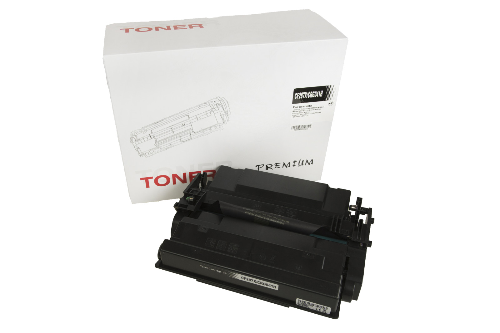 Kompatibilni toner CF287X, 87X, 0453C002, CRG041H, 18000 strani za HP tiskalnike